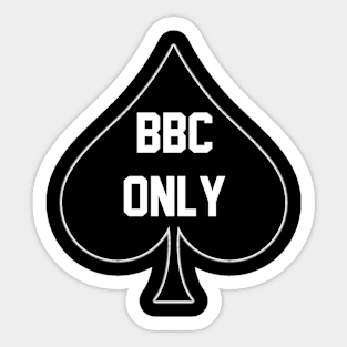 BBC Only - Queen Of Spades Sticker
